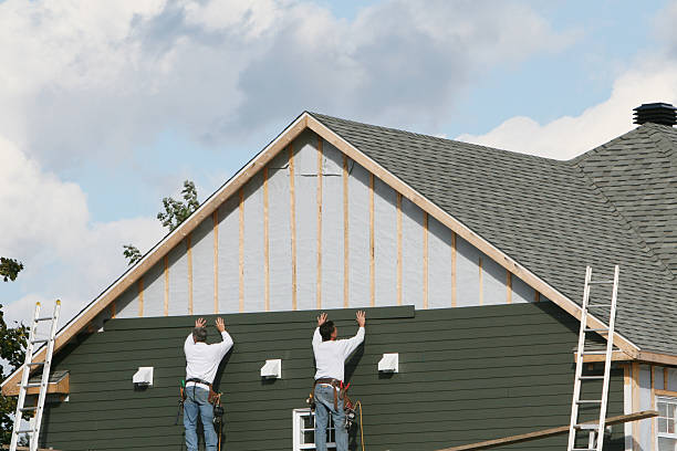 Professional Siding Installation technician working in West Union, OH